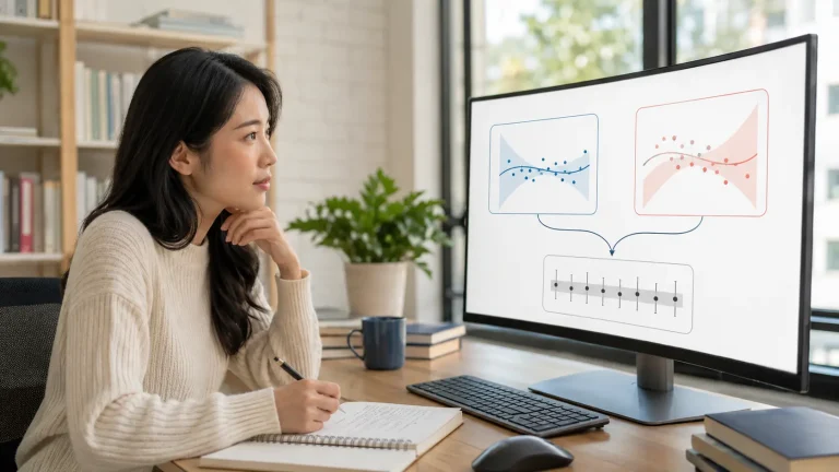Psychology researcher reviewing augmented inverse probability weighting models