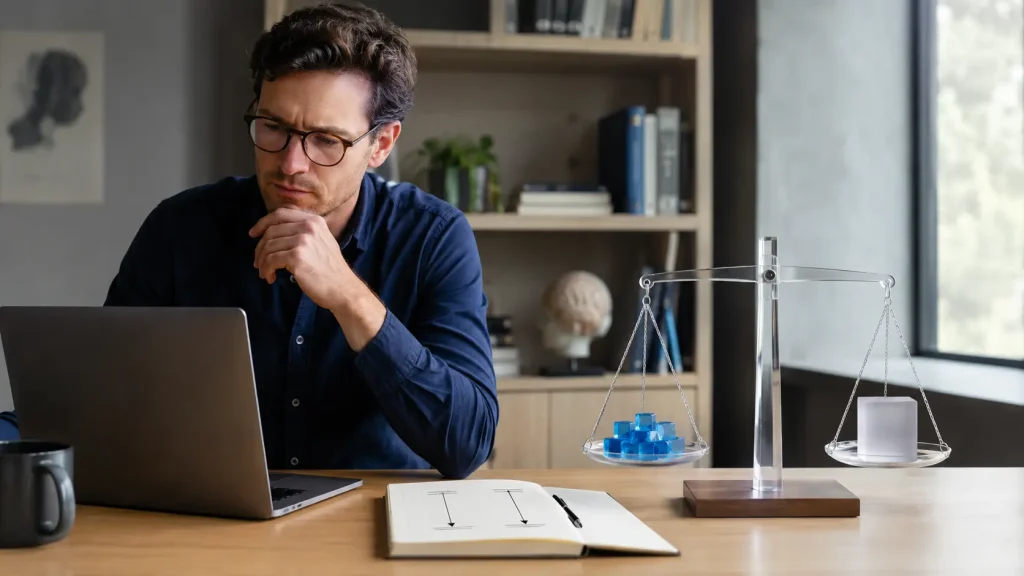 Psychology researcher weighing measured evidence against potential unmeasured confounding in an E-value analysis