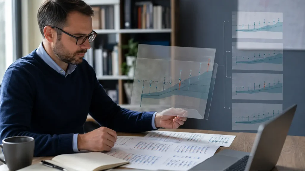 Psychology researcher comparing observed and bias-corrected estimates across quantitative scenarios